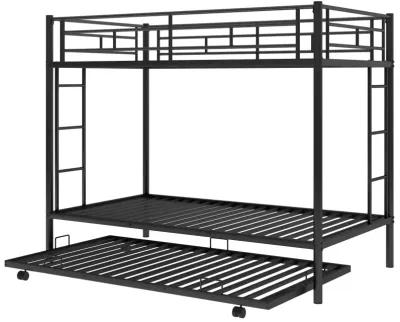 Twin Over Twin Bunk Bed With Trundle