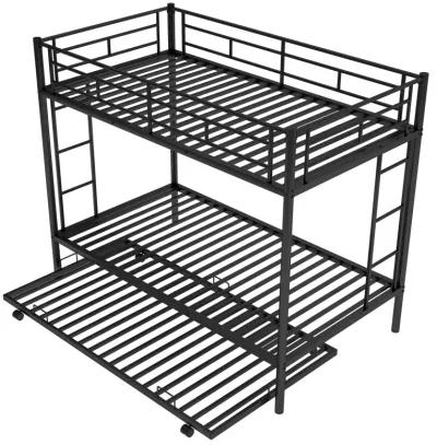 Twin Over Twin Bunk Bed With Trundle