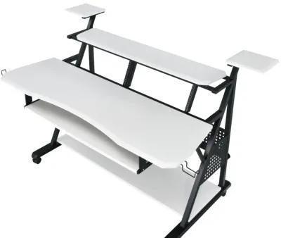 Willow Music Desk, White & Black Finish Of