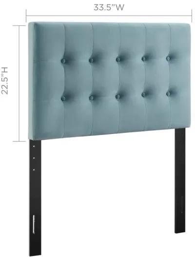 Modway - Emily Twin Biscuit Tufted Performance Velvet Headboard