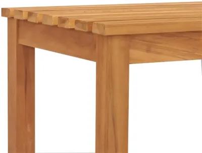 vidaXL Patio Bench 44.9" Solid Teak Wood