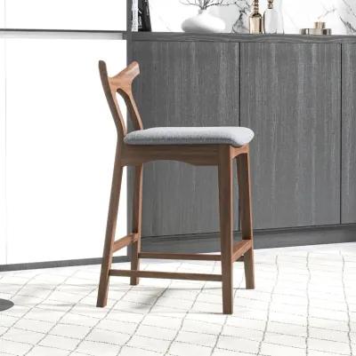 Dora 29" Dark Gray Bar Stool Set of 2