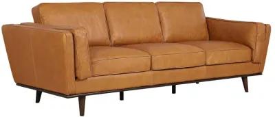 Ferre Tan Leather Sofa