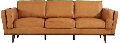 Ferre Tan Leather Sofa