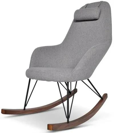 Ingrid Original Gray Linen Rocking Chair