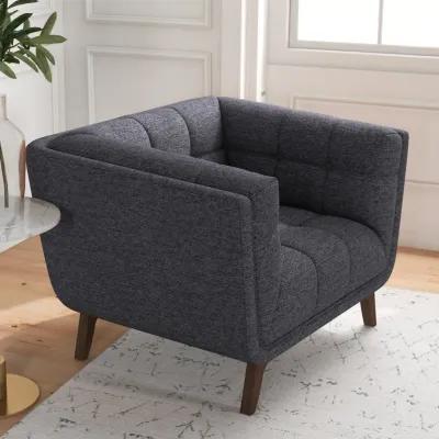 Kano Seaside Gray Fabric Lounge Chair