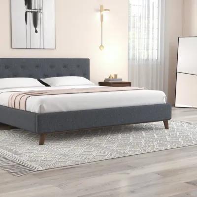 Ashton King Dark Grey Bed