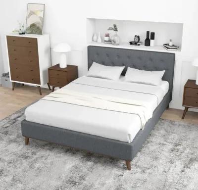 Ashton Queen Dark Gray Bed