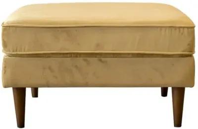 Fordham Gold Velvet Ottoman