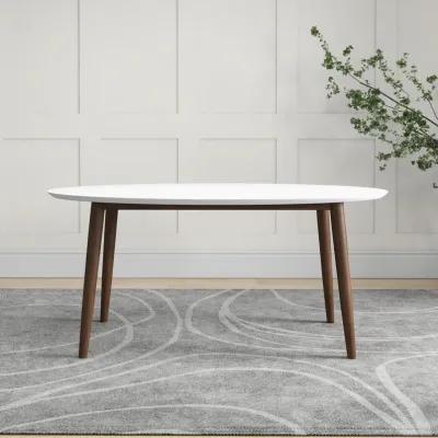 Rixos Oval Dining Table White Top