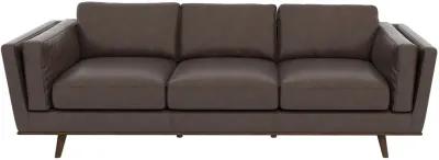 Ferre Campari Brown Leather Sofa