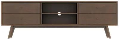 Noak Mid Century Modern Style Walnut TV Stand up to 72"