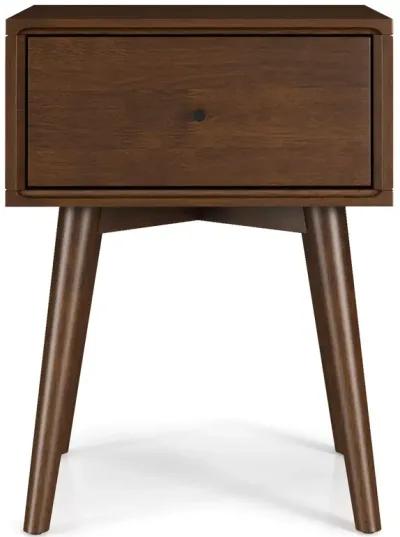 Hayes Solid Wood Night Stand (Walnut)