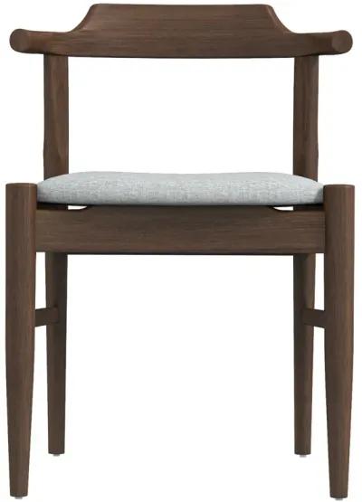 Zola Dining Chair Grey Fabric Set of 2