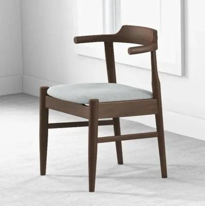 Zola Dining Chair Grey Fabric Set of 2