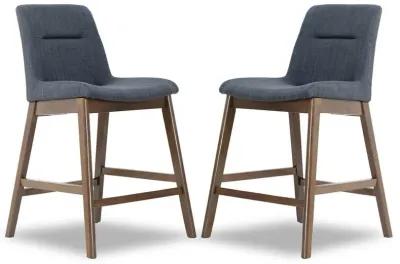 Danilo Dark Gray Counter Stool Set of 2