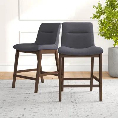 Danilo Dark Gray Counter Stool Set of 2