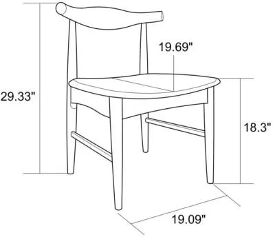 Winston Dining Chair Grey Set of 2