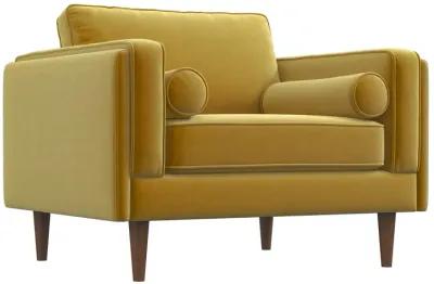 Fordham Gold Velvet Lounge Chair