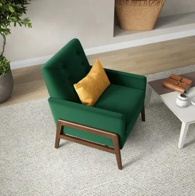 Stella Emerald Green Velvet Lounge Chair