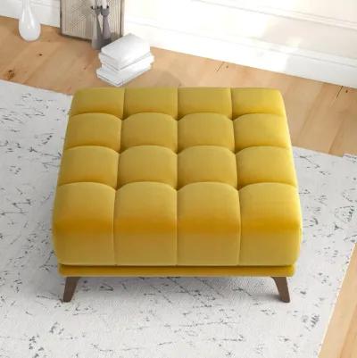 Kano Gold Velvet Ottoman