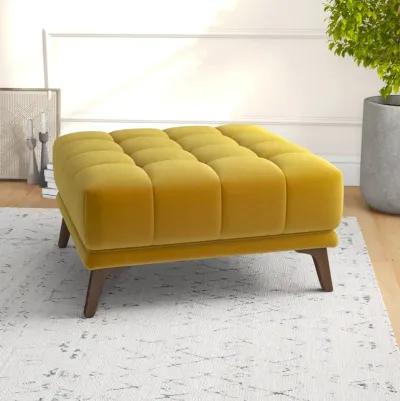 Kano Gold Velvet Ottoman