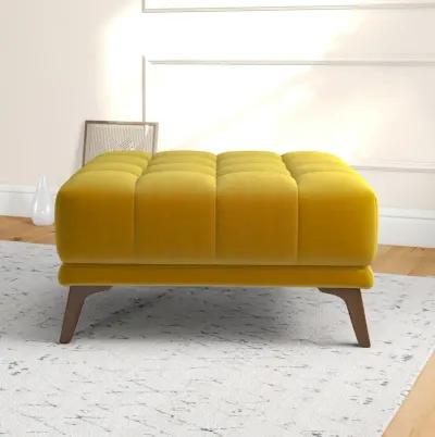 Kano Gold Velvet Ottoman