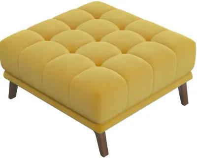 Kano Gold Velvet Ottoman