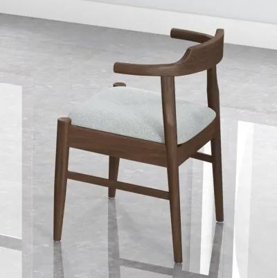 Sterling Dining Chair Gray Fabric Set of 2