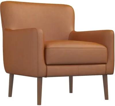 Swindon Genuine Leather Lounge Chair Tan