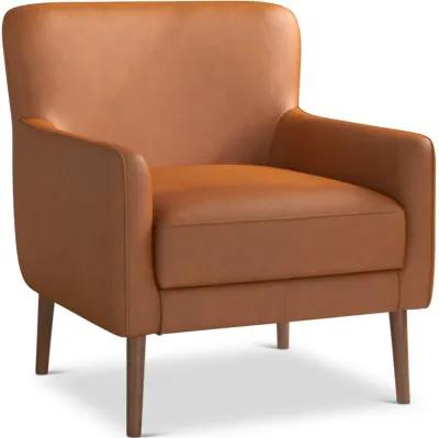 Swindon Genuine Leather Lounge Chair Tan