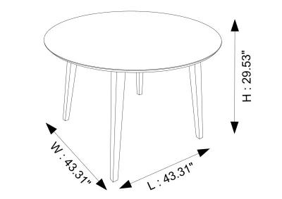 Palmer White Dining Table