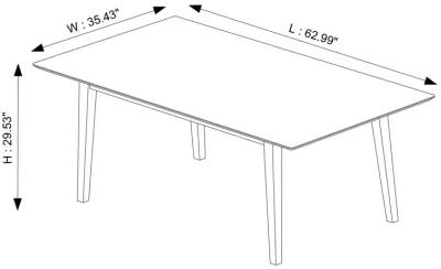 Alpine Large Walnut Dining Table