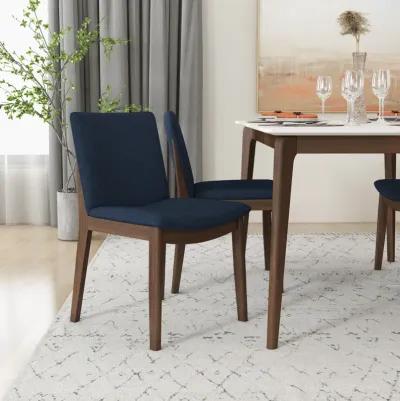 Virginia Dining Chair Navy Blue Set of 2