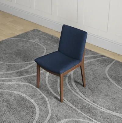 Virginia Dining Chair Navy Blue Set of 2