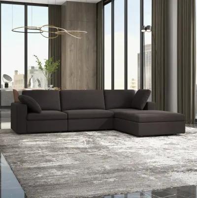 Texas Modular Corner Sectional Modern Sofa Dark Gray