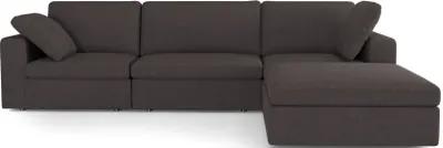 Texas Modular Corner Sectional Modern Sofa Dark Gray