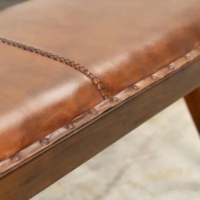 Finley Mindi Leather Bench