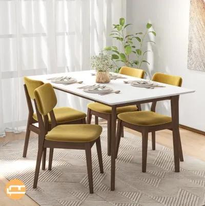 Abbott White Small Dining Table