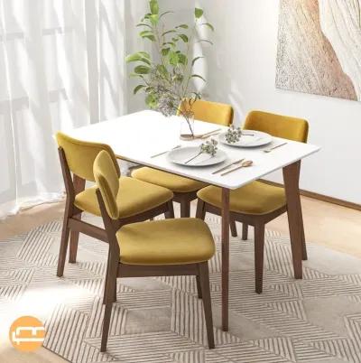 Abbott White Small Dining Table