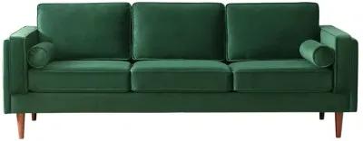 Fordham Dark Green Velvet Sofa