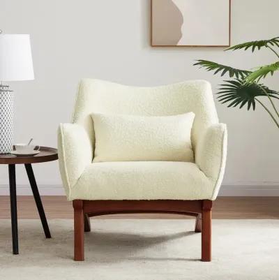 Casper Beige Boucle Armchair