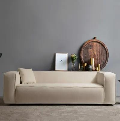 Barcelona Modern Cream Boucle Sofa