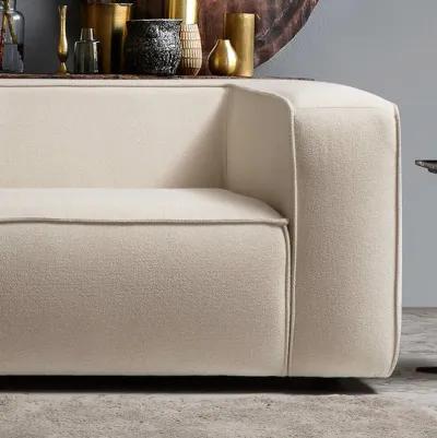 Barcelona Modern Cream Boucle Sofa