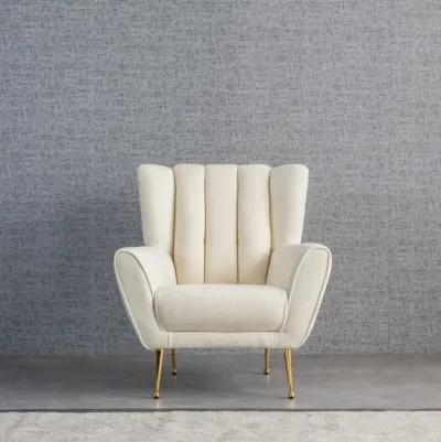 Amelia Chair Beige Boucle