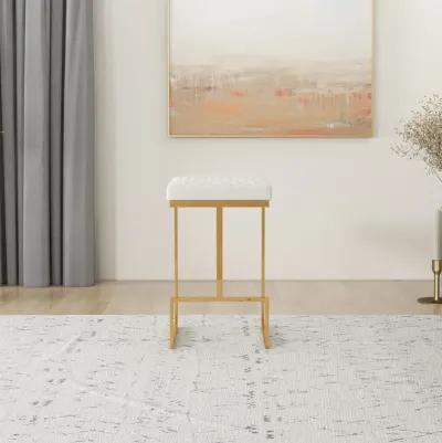 Felicia Beige Boucle Counter Stool