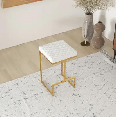 Felicia Beige Boucle Counter Stool