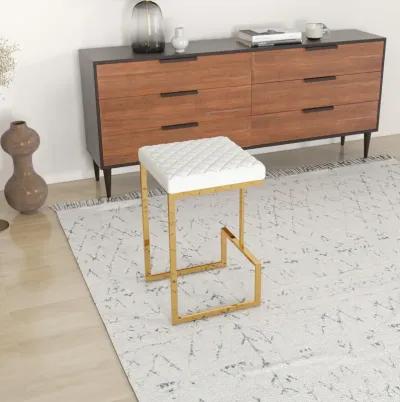 Felicia Beige Boucle Counter Stool