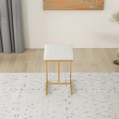 Felicia Beige Boucle Counter Stool