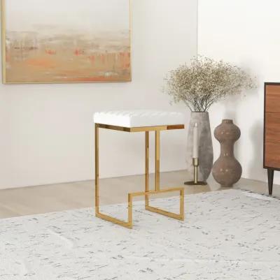 Felicia Beige Boucle Counter Stool